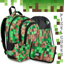 St. Right iskolatáska, hátizsák 39 cm SZETT - Pixel Cubes iskolatáska