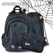 St. Right pókos iskolatáska, hátizsák SZETT - Spider Web iskolatáska