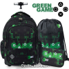 St. Right St. Right gurulós iskolatáska SZETT - Green Game
