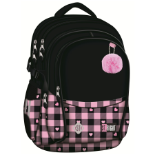 St. Right ST.Right iskolatáska, Pink Checkered kollekció, BP01, vízálló, 43x32x21 cm iskolatáska