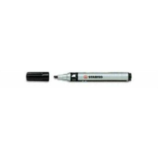 STABILO Alkoholos marker, 1-4 mm, vágott, STABILO "Mark-4-all", fekete filctoll, marker