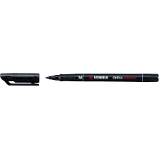 STABILO Alkoholos marker 1mm, STABILO OHPen M fekete filctoll, marker