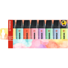 STABILO Boss Original Pastel szövegkiemelő 8 dB Vésőhegyű Többszínű (70/8-3) filctoll, marker