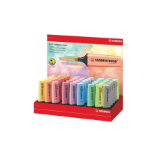 STABILO BOSS Pastel 2-5 mm Szövegkiemelő készlet - Vegyes színek (45 db / csomag) (70/45-4) filctoll, marker