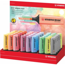STABILO BOSS Pastel Szövegkiemelő display 2-5 mm vegyes pasztell színek filctoll, marker