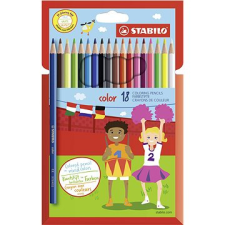 STABILO color 18 db karton tok + neon színek színes ceruza