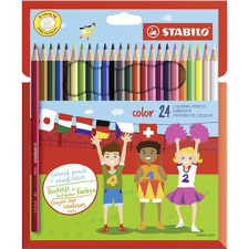 STABILO color 24 db karton tok + neon színek színes ceruza