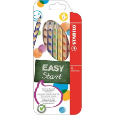 STABILO EasyColours Háromszögletű Színes ceruza készlet - balkezes (6 db) színes ceruza