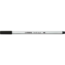 STABILO Ecsetirón, STABILO "Pen 68 brush", fekete filctoll, marker