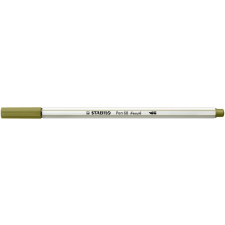 STABILO Ecsetirón, STABILO "Pen 68 brush", sárzöld filctoll, marker