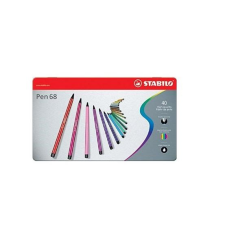 STABILO Filctoll stabilo pen 68 40 darabos fém dobozban 6840-6 filctoll, marker