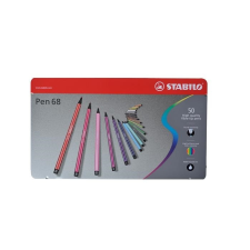 STABILO Filctoll STABILO Pen 68 50db-os készlet fém dobozban filctoll, marker