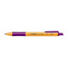 STABILO Golyóstoll, 0,5 mm, nyomógombos, stabilo "pointball", lila 6030/58 toll