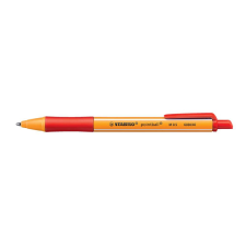 STABILO Golyóstoll nyomógombos 0,5mm, Stabilo pointball 6030/40, írásszín piros toll