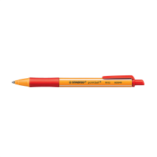 STABILO Golyóstoll nyomógombos 0,5mm, Stabilo pointball 6030/40, írásszín piros toll