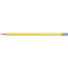 STABILO Grafitceruza radírral, 2B, hatszögletű, STABILO &quot;Pencil 160&quot;, sárga ceruza