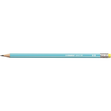 STABILO Grafitceruza radírral, HB, hatszögletű, STABILO &quot;Pencil 160&quot;, kék ceruza