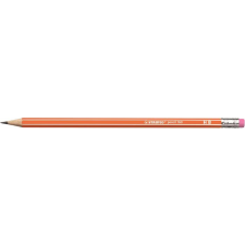 STABILO Grafitceruza radírral, HB, hatszögletű, STABILO &quot;Pencil 160&quot;, narancs ceruza