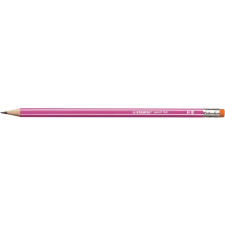STABILO Grafitceruza radírral, HB, hatszögletű, STABILO &quot;Pencil 160&quot;, rózsaszín ceruza
