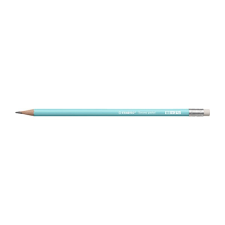 STABILO Grafitceruza stabilo swano pastel hb hatszögletű radíros kék 4908/06-hb ceruza