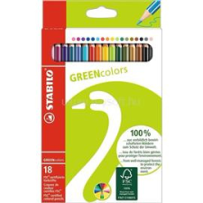 STABILO Greencolors 18db-os vegyes színű színes ceruza (STABILO_6019/2-18) színes ceruza