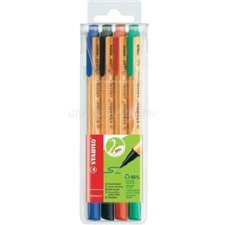STABILO Greenpoint 4db-os vegyes színű filctoll készlet (STABILO_6088/4) filctoll, marker