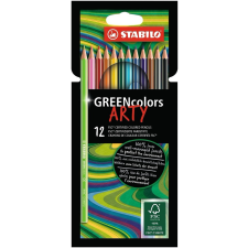 Stabilo International GmbH - Magyarországi Fióktelepe STABILO GREENcolors színes ceruza készlet 12 db-os ARTY színes ceruza