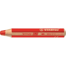 STABILO KRÉTACERUZA STABILO WOODY 3IN 1 PIROS ceruza