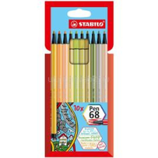 STABILO Pen 68 10 db/csomag rostirón készlet (STABILO_6810-22) filctoll, marker