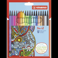 STABILO Pen 68 18 db karton tok (4006381483858) filctoll, marker