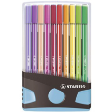 STABILO Pen 68 20 db ColorParade antracit/kék filctoll, marker