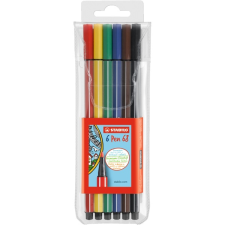 STABILO pen 68 6db-os vegyes színű rostirón készlet 6806/pl filctoll, marker