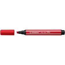 STABILO pen 68 max vágott hegyű piros prémium rostirón 768/48 filctoll, marker