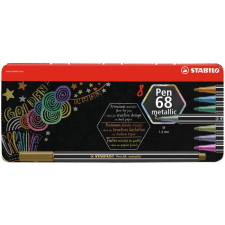 STABILO Pen 68 metallic Rostirón készlet 1,4 mm - Vegyes szín filctoll, marker