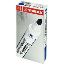 STABILO Plan 10db/csomag kék gömb hegyű táblafilc (STABILO_641/41B10) filctoll, marker