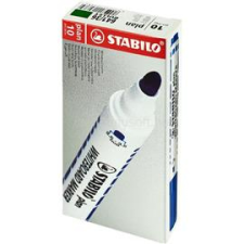 STABILO Plan 10db/csomag zöld gömb hegyű táblafilc (STABILO_641/36B10) filctoll, marker