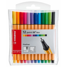 STABILO point 88 Mini 12 db tok (4006381367219) filctoll, marker