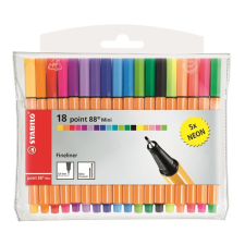STABILO point 88 Mini tűfilc Fine Többszínű 18 dB (688/18-2) filctoll, marker