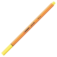 STABILO : Point 88 tűfilc 0,4mm-es citromsárga színben filctoll, marker