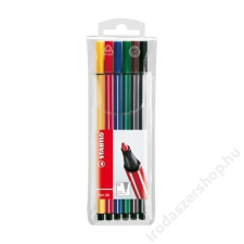 STABILO Rostirón készlet, 1 mm, STABILO Pen 68, 6 különböző szín (TST6806PL) filctoll, marker
