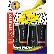 STABILO : Shine szövegkiemelő készlet 4db-os filctoll, marker