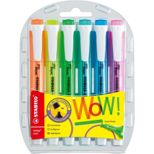 STABILO Swing Cool 6db-os vegyes színű szövegkiemelő filctoll, marker