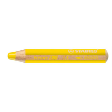  STABILO Színes ceruza, kerek, vastag, STABILO &quot;Woody 3 in 1&quot;, citrom színes ceruza