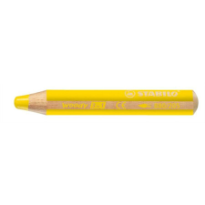 STABILO Színes ceruza, kerek, vastag, STABILO "Woody 3 in 1", citrom színes ceruza