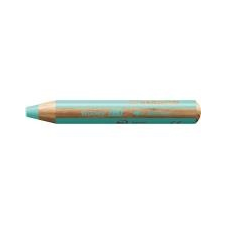 STABILO Színes ceruza, kerek, vastag, STABILO \"Woody 3 in 1 Pastel\", pasztell kék színes ceruza