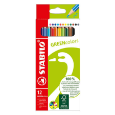 STABILO Színes ceruza Stabilo GREENcolors, 12 darabos készlet színes ceruza