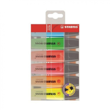 STABILO Szövegkiemelő 2-5mm vágott hegyű, STABILO BOSS 6-os készlet filctoll, marker