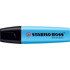 STABILO Szövegkiemelő 2-5mm, vágott hegyű, STABILO Boss original kék filctoll, marker