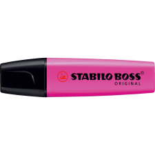STABILO Szövegkiemelő 2-5mm, vágott hegyű, STABILO Boss original pink filctoll, marker