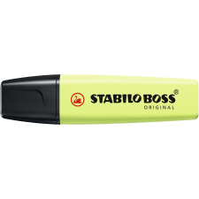 STABILO Szövegkiemelő 2-5mm, vágott hegyű, Stabilo Boss Pastel 70/133 lime filctoll, marker
